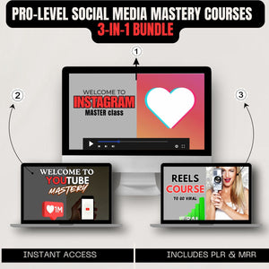 PRO-LEVEL Social Media Mastery — IG + YT + Reels (3-in-1 Bundle)